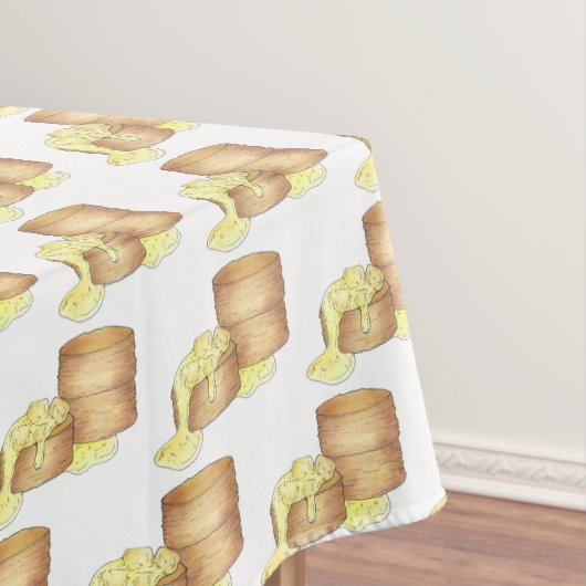 Koekjes en sauskorrelig Zuidelijke Ontbijtvoedsel Tafelkleed (Voorbeeld)