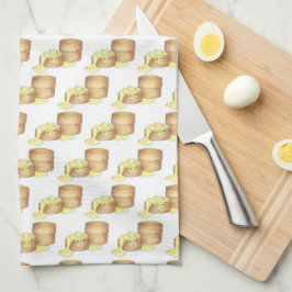 Koekjes en sauskorrelig Zuidelijke Ontbijtvoedsel Theedoek