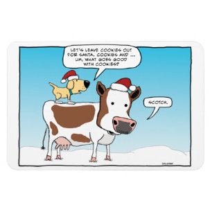 Koekjes en Scotch voor Santa magnet Magneet
