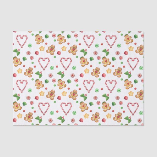 Koekjes en Snoep, keukenpapier Tissuepapier (Voorkant)