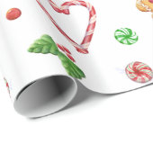 Koekjes en Snoep, zoete ontbijtkoeken Cadeaupapier (Rol Hoek)