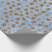 Koekjes en snoepjes cadeaupapier (Hoek)