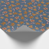 Koekjes en snoepjes cadeaupapier (Hoek)