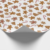 Koekjes en snoepjes cadeaupapier (Hoek)