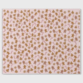 Koekjes en snoepjes cadeaupapier (Vlak)