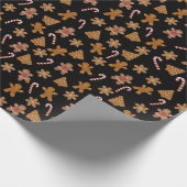 koekjes en snoepjes in gebak cadeaupapier (Hoek)