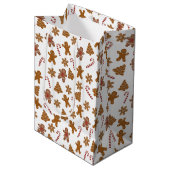 Koekjes en snoepjes medium cadeauzakje (Voorkant Gekanteld)