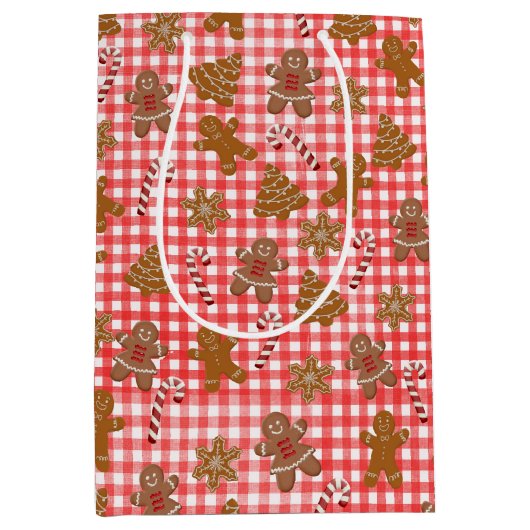 Koekjes en snoepjes medium cadeauzakje (Voorkant)