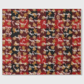 Koekjes en snoepjes op pset cadeaupapier (Vlak)