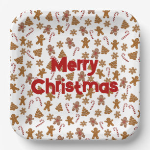 Koekjes en snoepjes papieren bordje