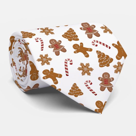 Koekjes en snoepjes stropdas (Opgerold)