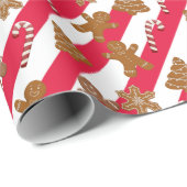 Koekjes en snoepjes voor ontbijtkoeken cadeaupapier (Rol Hoek)