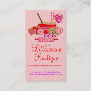 Koekjes en Sweets Business Calling Cards Contactkaartje
