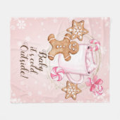 Koekjes en warme cacaobalk fleece deken (Voorkant (Horizontaal))