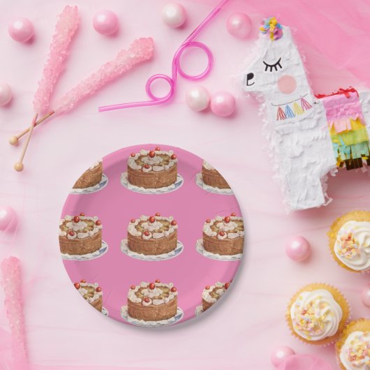  koekjes en zoet papieren bordje (Feest)