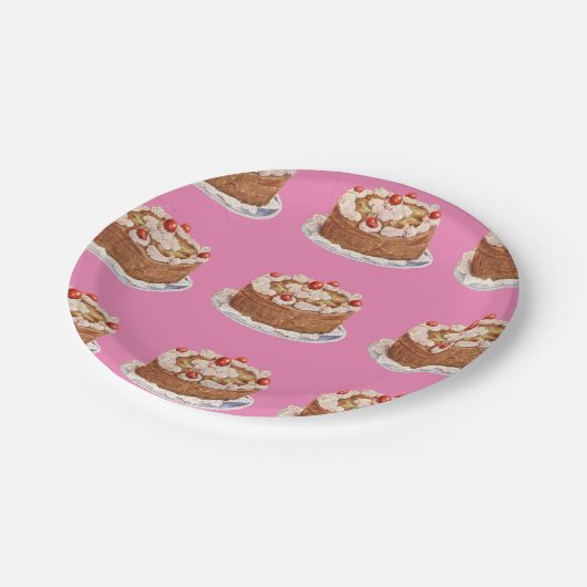  koekjes en zoet papieren bordje (Gekanteld)