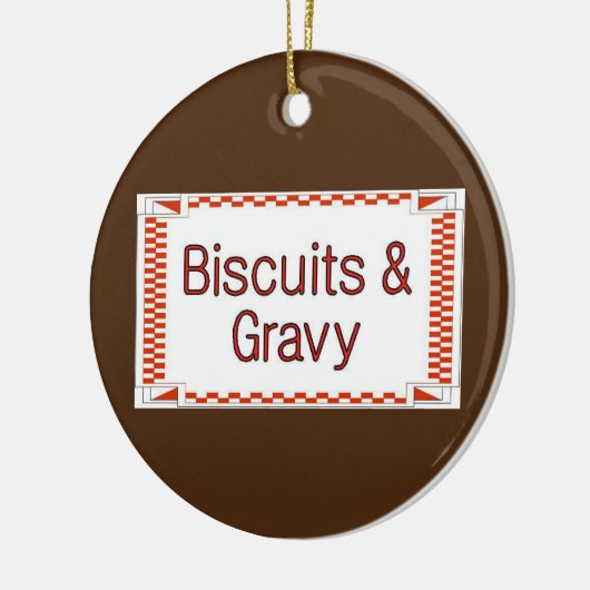 Koekjes en zwaardvis keramisch ornament (Links)