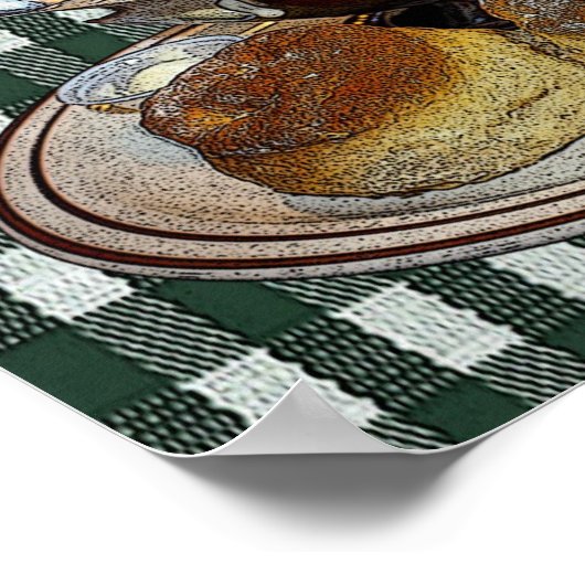 Koekjes en zwaardvis poster (Hoek)