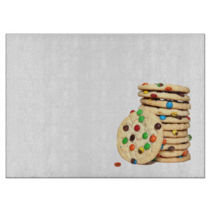 Koekjes Glass Cutting Board Snijplank