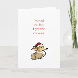 Koekjes - Hoog kerstcorti Feestdagen Kaart