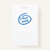 Koekjes in badge (Voorkant)