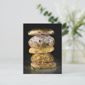 Koekjes in een stapel briefkaart (Staand voorkant)