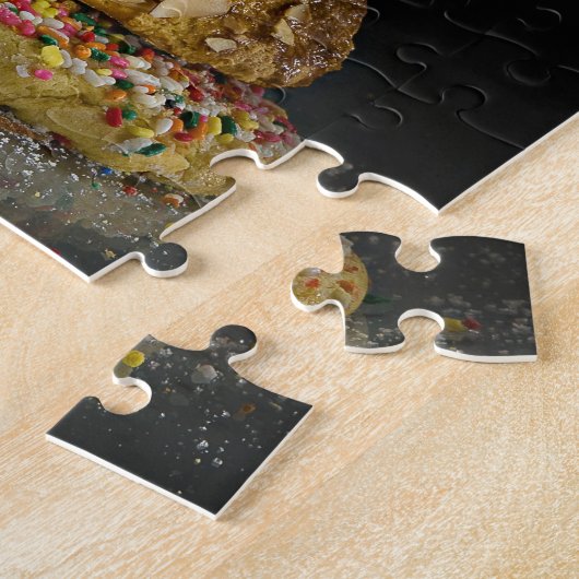 Koekjes in een stapel legpuzzel (Zijkant)