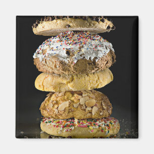 Koekjes in een stapel magneet