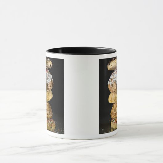 Koekjes in een stapel mok (Midden)