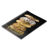 Koekjes in een stapel notitieboek (Linkerzijde)