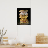 Koekjes in een stapel poster (Keuken)