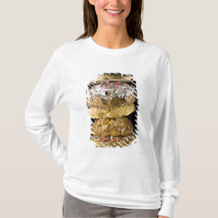 Koekjes in een stapel t-shirt