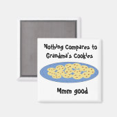 Koekjes in het Grandmas House Magneet (Voorkant / Achterkant)