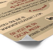 Koekjes in zak, koekjesverkoop poster (Hoek)