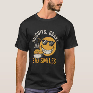 Koekjes, jus en grote glimlachen comfort food quot t-shirt