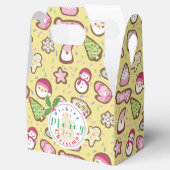 Koekjes Kerst Geel Bedankdoosjes (Geopend)