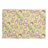 Koekjes Kerst Geel Kussensloop (Achterkant)