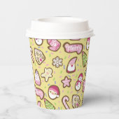 Koekjes Kerst Geel Papieren Bekers (Achterkant)