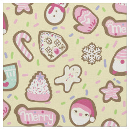 Koekjes Kerst Geel Stof