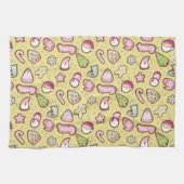 Koekjes Kerst Geel Theedoek (Horizontaal)