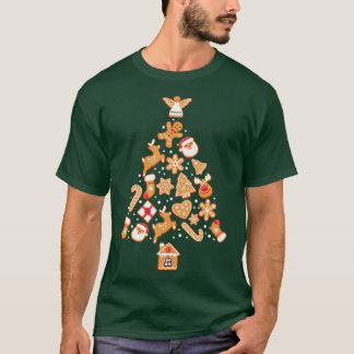 Koekjes Kerstboom T-shirt