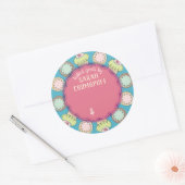 Koekjes koekjes bakkerij gepersonaliseerde prijs ronde sticker (Envelop)