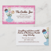 Koekjes kookpan bakkerij visitekaartje (Voorkant / Achterkant)
