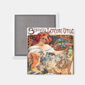 Koekjes Lefevre-Utile, Mucha Magneet (Voorkant / Achterkant)