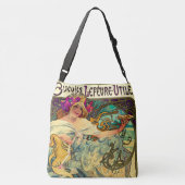 Koekjes Lefevre-Utile van Alphonse Mucha (1896) Crossbody Tas (Achterkant)