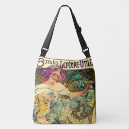 Koekjes Lefevre-Utile van Alphonse Mucha (1896) Crossbody Tas