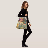 Koekjes Lefevre-Utile van Alphonse Mucha (1896) Crossbody Tas (Op model)