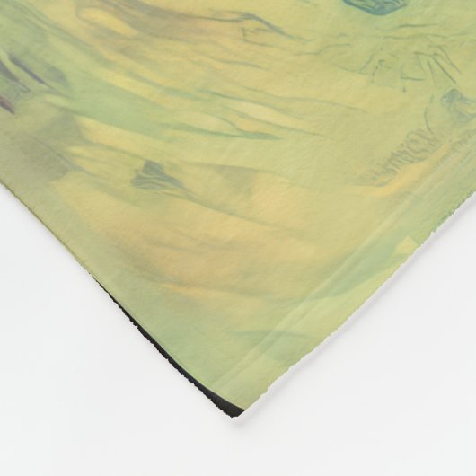 Koekjes Lefevre-Utile van Alphonse Mucha (1896) Fleece Deken (Hoek)