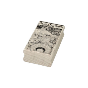 Koekjes Lefevre-Utile van Alphonse Mucha (1896) Rubberstempel