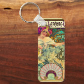Koekjes Lefevre-Utile van Alphonse Mucha (1896) Sleutelhanger (Voorkant)